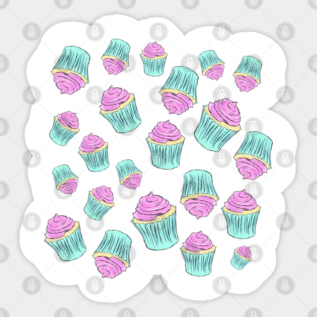 Cupcakes Sticker by fizzy